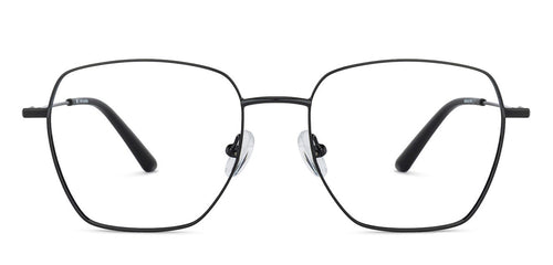 Black Square Full Rim Unisex Eyeglasses by John Jacobs-145497