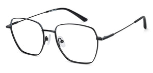 Black Square Full Rim Unisex Eyeglasses by John Jacobs-145497