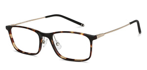 Brown Rectangle Full Rim Unisex Eyeglasses by John Jacobs Computer Glasses-142162