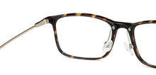 Load image into Gallery viewer, Brown Rectangle Full Rim Unisex Eyeglasses by John Jacobs Computer Glasses-142162