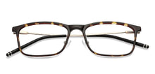 Load image into Gallery viewer, Brown Rectangle Full Rim Unisex Eyeglasses by John Jacobs Computer Glasses-142162