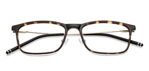 Brown Rectangle Full Rim Unisex Eyeglasses by John Jacobs Computer Glasses-142162