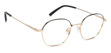 Load image into Gallery viewer, Gold Hexagonal Full Rim Unisex Eyeglasses by John Jacobs-136308