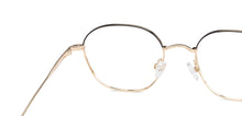 Load image into Gallery viewer, Gold Hexagonal Full Rim Unisex Eyeglasses by John Jacobs-136308