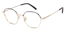 Load image into Gallery viewer, Gold Hexagonal Full Rim Unisex Eyeglasses by John Jacobs-136308