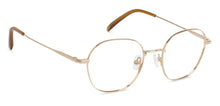 Load image into Gallery viewer, Gold Hexagonal Full Rim Unisex Eyeglasses by John Jacobs-136309