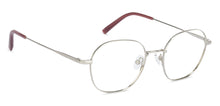 Load image into Gallery viewer, Silver Hexagonal Full Rim Unisex Eyeglasses by John Jacobs-136310