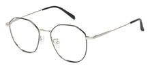 Load image into Gallery viewer, Silver Hexagonal Full Rim Unisex Eyeglasses by John Jacobs-136313