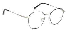 Load image into Gallery viewer, Silver Hexagonal Full Rim Unisex Eyeglasses by John Jacobs-136313