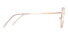 Load image into Gallery viewer, Gold Square Full Rim Unisex Eyeglasses by John Jacobs-136316