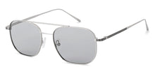 Load image into Gallery viewer, Silver Square Full Rim Unisex Sunglasses by John Jacobs-135209