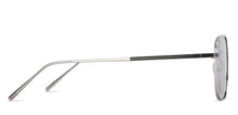 Load image into Gallery viewer, Silver Square Full Rim Unisex Sunglasses by John Jacobs-135209