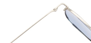 Silver Square Full Rim Unisex Sunglasses by John Jacobs-135210