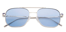 Load image into Gallery viewer, Silver Square Full Rim Unisex Sunglasses by John Jacobs-135210
