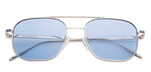 Silver Square Full Rim Unisex Sunglasses by John Jacobs-135210
