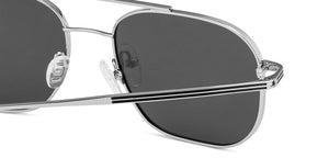 Silver Square Full Rim Unisex Sunglasses by John Jacobs-135212