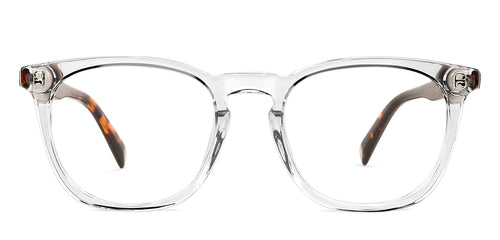 Transparent Wayfarer Full Rim Unisex Eyeglasses by John Jacobs-135359