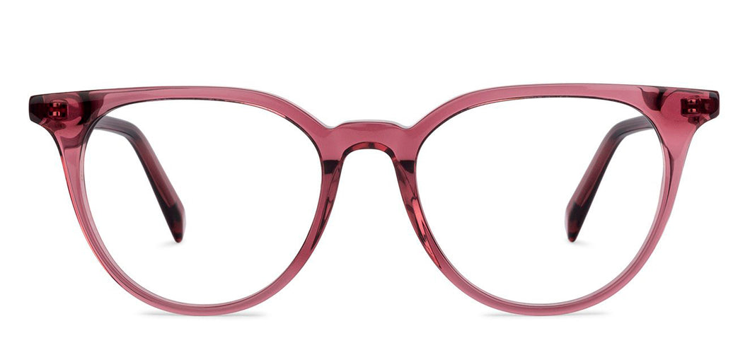 Pink Cat Eye Full Rim Women Eyeglasses by John Jacobs Computer Glasses-141822