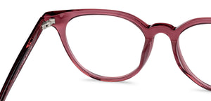 Pink Cat Eye Full Rim Women Eyeglasses by John Jacobs Computer Glasses-141822