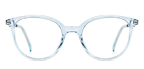 Sky Blue Cat Eye Full Rim Women Eyeglasses by John Jacobs-144915