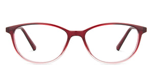 Red Cat Eye Full Rim Women Eyeglasses by John Jacobs-144378