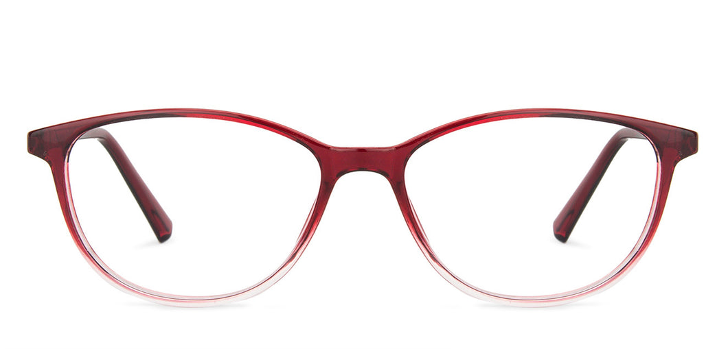 Red Cat Eye Full Rim Women Eyeglasses by John Jacobs-144378