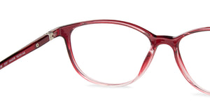 Red Cat Eye Full Rim Women Eyeglasses by John Jacobs-144378