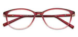 Red Cat Eye Full Rim Women Eyeglasses by John Jacobs-144378
