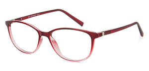 Red Cat Eye Full Rim Women Eyeglasses by John Jacobs-144378