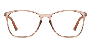 Brown Wayfarer Full Rim Unisex Eyeglasses by John Jacobs-144380