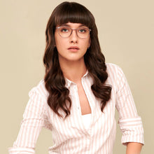 Load image into Gallery viewer, Grey Round Full Rim Unisex Eyeglasses by John Jacobs-144382