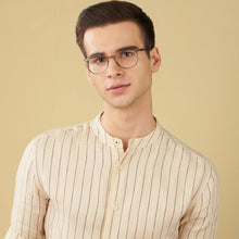 Load image into Gallery viewer, Grey Round Full Rim Unisex Eyeglasses by John Jacobs-144382