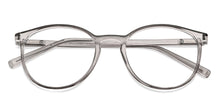 Load image into Gallery viewer, Grey Round Full Rim Unisex Eyeglasses by John Jacobs-144382