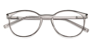 Grey Round Full Rim Unisex Eyeglasses by John Jacobs-144382
