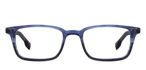 Blue Rectangle Full Rim Unisex Eyeglasses by John Jacobs Computer Glasses-141796