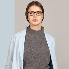 Load image into Gallery viewer, Blue Rectangle Full Rim Unisex Eyeglasses by John Jacobs-113117