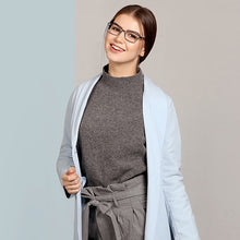 Load image into Gallery viewer, Blue Rectangle Full Rim Unisex Eyeglasses by John Jacobs-113117