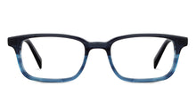 Load image into Gallery viewer, Blue Rectangle Full Rim Unisex Eyeglasses by John Jacobs-113117