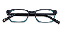 Load image into Gallery viewer, Blue Rectangle Full Rim Unisex Eyeglasses by John Jacobs-113117
