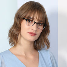 Load image into Gallery viewer, Dual Color Rectangle Full Rim Unisex Eyeglasses by John Jacobs-134220