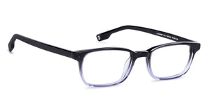 Dual Color Rectangle Full Rim Unisex Eyeglasses by John Jacobs-134220