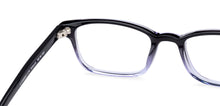 Load image into Gallery viewer, Dual Color Rectangle Full Rim Unisex Eyeglasses by John Jacobs-134220