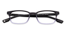 Load image into Gallery viewer, Dual Color Rectangle Full Rim Unisex Eyeglasses by John Jacobs-134220