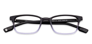 Dual Color Rectangle Full Rim Unisex Eyeglasses by John Jacobs-134220