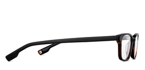 Black Rectangle Full Rim Unisex Eyeglasses by John Jacobs-131241