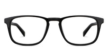 Load image into Gallery viewer, Black Rectangle Full Rim Unisex Eyeglasses by John Jacobs-115411