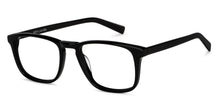 Load image into Gallery viewer, Black Rectangle Full Rim Unisex Eyeglasses by John Jacobs-115411