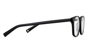 Black Rectangle Full Rim Unisex Eyeglasses by John Jacobs-115411