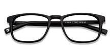 Load image into Gallery viewer, Black Rectangle Full Rim Unisex Eyeglasses by John Jacobs-115411