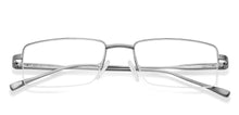 Load image into Gallery viewer, Grey Rectangle Half Rim Unisex Eyeglasses by John Jacobs JJ-140655
